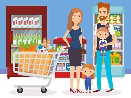 Happy Shopping Jigsaw Puzzle