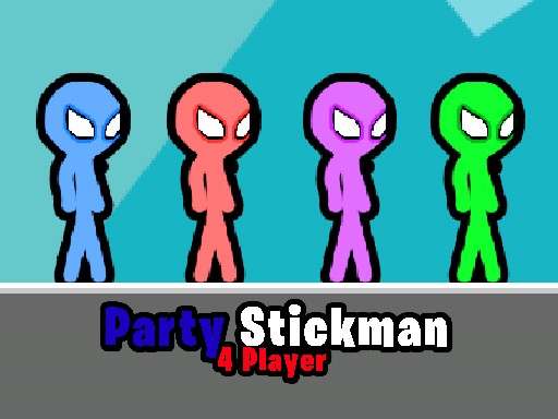 Party Stickman 4 Player Adventure