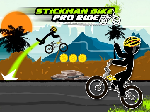 Stickman Bike Pro Ride Arcade