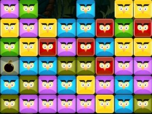 Angry Owls Block Match Puzzle