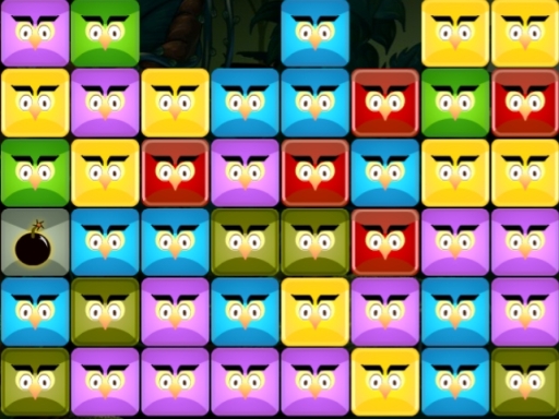 Angry Owls Block Match Puzzle