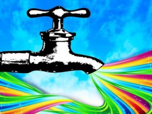Neon Water Maze Puzzle