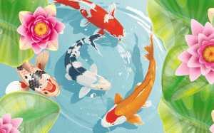 Idle Koi Pond - Merge Fish Tycoon Online Game