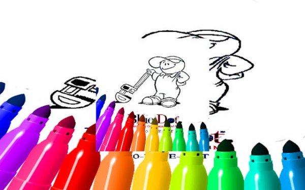 Colorful Home Gadgets: A Digital Painting Game